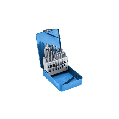 Immagine di Hogert Technik HT3B581 Kit attrezzi per filettare Cassetta di metallo