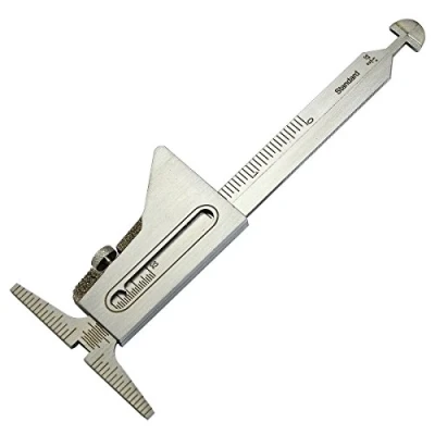 Immagine di RIVERWELD Hi lo Welding Gauge Test Ulnar Sia in pollici che metrici Controlla spessore della parete del tubo di disallineamento interno Lunghezza delle gambe per una saldatura a filetto