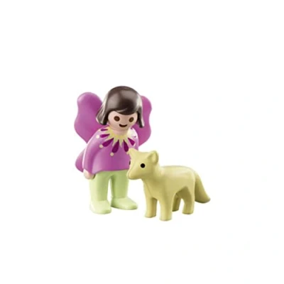 Immagine di PLAYMOBIL 1.2.3 70403, Piccola Fata con Volpe, dai 18 Mesi ai 4 Anni