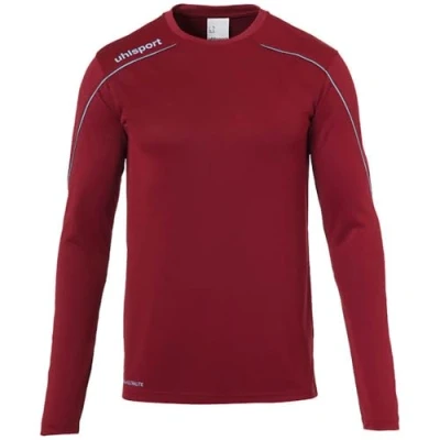 Immagine di uhlsport Stream 22 Maglia a Maniche Lunghe, Unisex Bambini e Ragazzi, Bordeaux/Skyblau, 152
