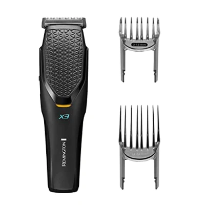 Immagine di Remington Tagliacapelli Professionale Lame in Acciaio Inox Giapponese 2 pettini regolabili 3 24 mm, funzionamento a rete batteria, Profi X3 HC3000