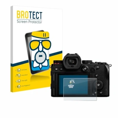 Immagine di brotect Pellicola Vetro Opaca per Panasonic Lumix DC S5 / S5D (2024) Protezione Schermo [Anti Riflesso, Durezza 9H]