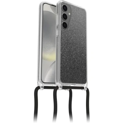 Immagine di OtterBox Cover React Necklace per Samsung Galaxy S24+, Custodia sottile, Resistente a shock con cordino collana, Adattabile e intercambiabile, Testata norme MIL STD 810G, Stardust