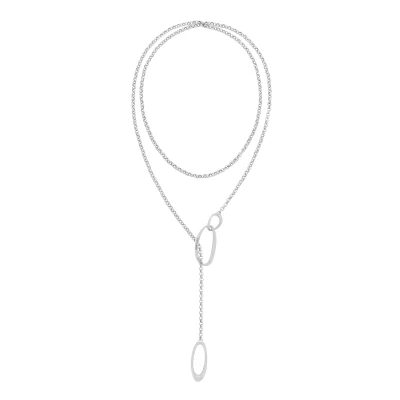 Immagine di Calvin Klein SS Statement Collana, Donna, Taglia: One Size, Silver coloured