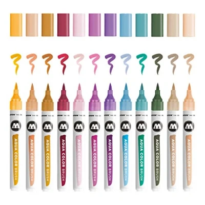 Immagine di Molotow Aqua Color Brush Set base 2