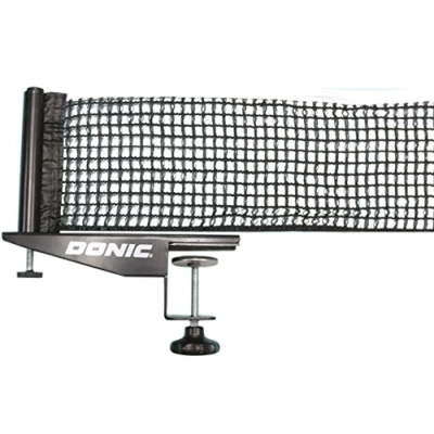 Immagine di Donic Schildkröt Rete da Ping Pong Rallye, Set Competizione Robusto, Regolabile, Cotone, Fissaggio Stabile, Spessore Massimo del Tavolo 5 cm, 808341