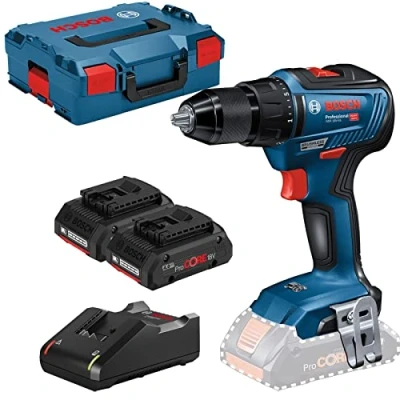 Immagine di Bosch Professional GSR 18V 55 06019H5204 Trapano avvitatore a batteria 18 V 4.0 Ah Li Ion incl. valigia, seconda
