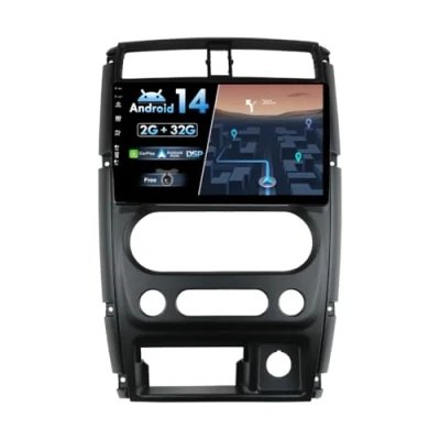 Immagine di JOYX Android 11 Autoradio Per Suzuki Jimny 3 (2005 2019) [2G+32G] Senza fili CarPlay + Auto GRATUITI Telecamera Supporto DAB Volante 4G BT5.0 WiFi Fast Boot IPS 9 Pollici 2 Din