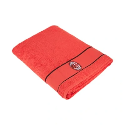 Immagine di A.C. Milan Asciugamano in 100% Cotone, Prodotto Ufficiale, Telo Bagno 90x180 cm