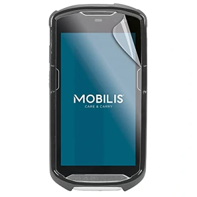 Immagine di Mobilis Pellicola Protettiva Antiurto IK06 per Terminale Zebra TC21 TC26, Ultraresistente, Facile da Installare Senza Bolle d&#039;Aria, Transparente