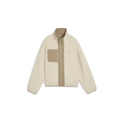 Immagine di Puma Wendbare Giacca in pile, Donna, Taglia: XS, Alpine snow