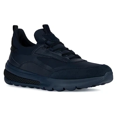 Immagine di Geox U Spherica Actif Sneakers basse, Uomo, Taglia: 40, Navy Pelle e tessuto