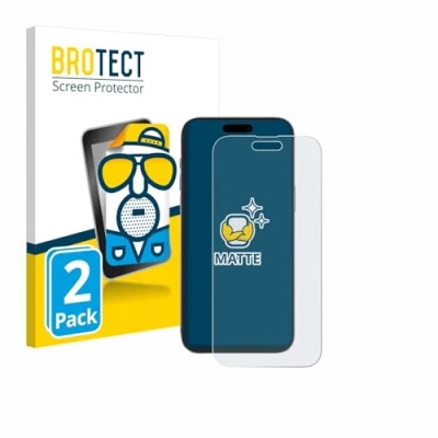 Immagine di brotect Pellicola Protettiva Opaca per Apple iPhone 14 Pro Max Anti Riflesso (2 Pezzi)