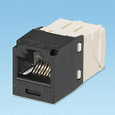 Immagine di Panduit UTP RJ45 TG MiniJack kat 6 nero, bianco Adattatore cavo (nero, bianco)