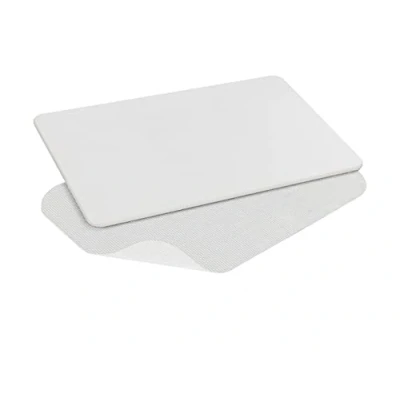 Immagine di Wenko Tappetino per Stanza da Bagno Simi in Farina fossile, Sauna igienico e Antiscivolo, Durevole Naturale con proprietà assorbenti, asciuga Velocemente, 60 x 39 cm, Colore Bianco