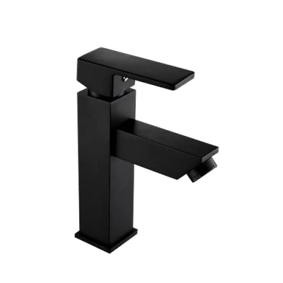 Immagine di DP Rubinetteria Arce Miscelatore monocomando per lavabo, colore: Nero