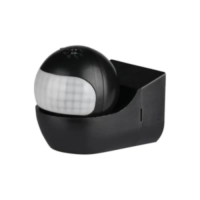 Immagine di Sensore di movimento infrarossi PIR 180 Testa orientabile Black IP44 VT 5089