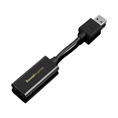 Immagine di Creative Sound Blaster Play!3 USB DAC Amplificatore e Scheda Audio Esterna, Nero
