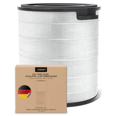 Immagine di Comedes Filtro per purificatore d&#039;aria Philips AC2939/10 (serie 3, 2000i), utilizzabile invece di FY2180/30 Nano Protect
