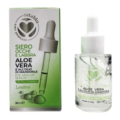 Immagine di Setablu Siero Occhi e Labbra Lenitivo con Aloe Vera Olio di Mandorle, 30 ml