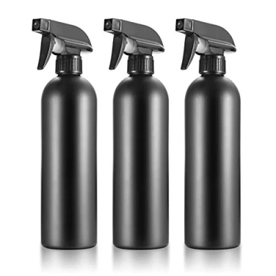 Immagine di Set da 3 Flacone Spray Acqua di Plastica, 500 Ml Bottles Spruzzino Nebulizzatore, Bottiglietta Riutilizzabile, per Parrucchieri, Giardino, Casa Nero