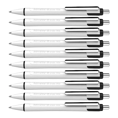 Immagine di Schneider 133201 penna a sfera Slider Xite NERO Confezione da10 pezzi