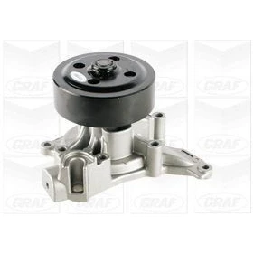 Immagine di GRAF PA1241 Pompa acqua con guarnizione senza coperchio meccanico Lamiera d&#039;acciaio 102,7 per trasmissione cinghia Poly V MAZDA: CX 5 I