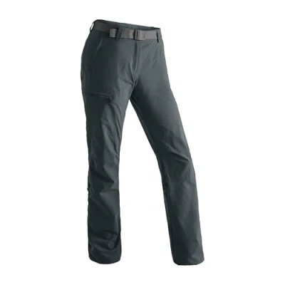 Immagine di Maier Sports, Pantaloni Corti da Escursionismo in Tessuto stretchDonna, Modello Lulaka Functional, Grigio (Graphite), XL/XXL