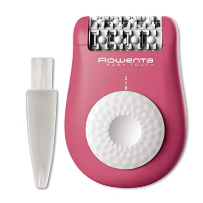 Immagine di Rowenta EP1110 Easy Touch, Epilatore Elettrico Delicato, 24 Pinzette, 2 Velocità, Rosa