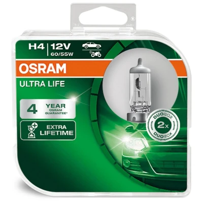 Immagine di OSRAM 64193ULT HCB Lampadina, faro di profondità H4 12V 60/55W 3200K Alogeno FIAT: 500X, Panda II Hatchback, III FORD: FIESTA 6