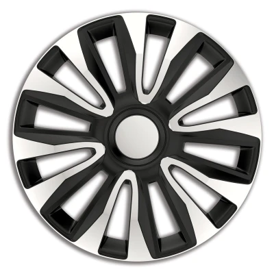 Immagine di AutoStyle PP 5094SB Copricerchi 14Pollici nero/argento