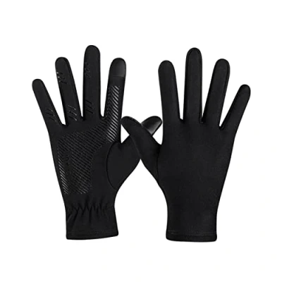 Immagine di PFLYPF 1 paio di guanti touch screen, caldi spessi in inverno, antiscivolo sportivi antivento, adatti per guida, ciclismo, ecc. (L)