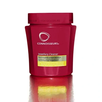 Immagine di Connoisseurs Detergente Gioielli Liquido Pulizia Diamanti, Oro, Platino e Pietre Preziose Vassoio da Immersione Spazzola Inclusi 250ml