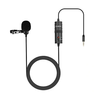 Immagine di Boya By M1 Lavalier Microfono per Smartphone Canon Nikon DSLR Camcorders Audio Recorder PC