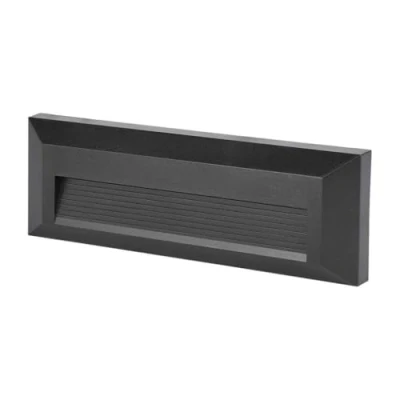 Immagine di VT 1162 3W LED STEP LIGHT COLORCODE:3000K BLACK BODY RECTANGLE