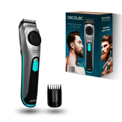 Immagine di Cecotec PrecisionCare AllDrive Pro Trim Dial Shaver 75 min autonomia, 19 impostazioni da 1 a 10 mm, lame in acciaio inossidabile con rivestimento titanio e batteria al litio