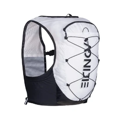 Immagine di Aonijie Zaino leggero da sci di fondo, 10 l, per sacca d&#039;acqua, escursionismo, corsa, maratona, ciclismo, bianco/nero (nero, M/L)