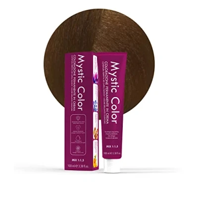 Immagine di Mystic Color Colore Biondo Dorato 7.3 Tinta per Capelli Colorazione Professionale in Crema a Lunga Durata Con Cheratina Idrolizzata, Olio di Argan e Calendula 100 ml