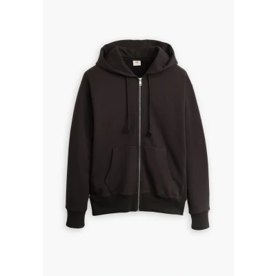Immagine di Levi&#039;s Authentic Full Zip Maglia di Tuta, Black Agate Garment Dye F Agate, M Uomo