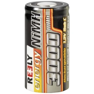 Immagine di Reely Batteria ricaricabile a cella singola NiMH Sub C 1.2 V 3000 mAh senza linguette saldare