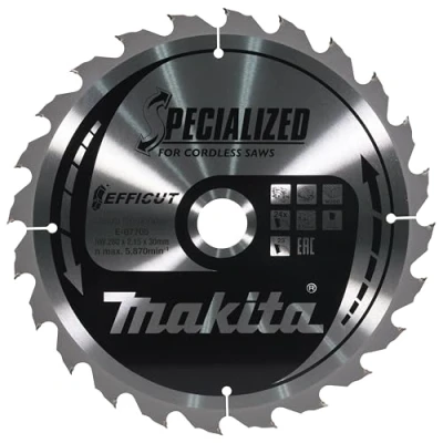 Immagine di Makita E 07705 Lama circolare 260 x 30 2.15 mm Numero di denti: 24 1 pz.