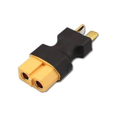 Immagine di VUNIVERSUM 1 adattatore Premium XT60 Female a XT T Dean Connector maschio per batteria Lipo ad alta corrente 60A modellismo