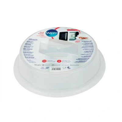 Immagine di Whirlpool Indesit 484000008434 coperchio per microonde C00335164 plastica diametro 26,5 cm
