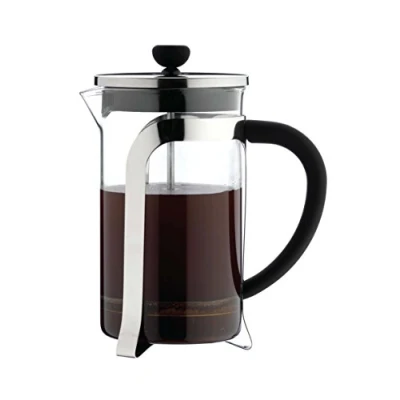 Immagine di Café Ole Caffettiera in Vetro, 3 tazze, cromata, 350 ml, Finitura Cup (350ml)