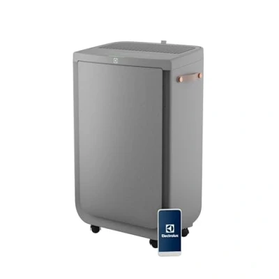 Immagine di Electrolux EPU72571UG Purificatore d&#039;aria Pure Multi 700, 2 in 1 con ventola, connesso, filtro 4 fasi, colore grigio chiaro