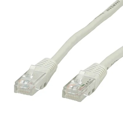 Immagine di Value 21.99.0505 RJ45 cavo di rete, patch CAT 5e U/UTP 5.00 m Grigio 1 pz.