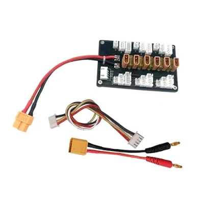 Immagine di WANGCL RC XT30 Parallel Charging Board Balance Charger Expansion Spina XT60 con Adattatore per a Banana Compatibile batterie LiPo 1S 2S 3S