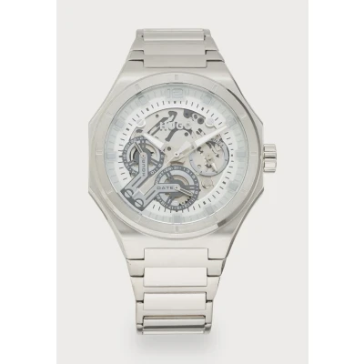 Immagine di HUGO Grail Skeleton Orologio silvercoloured, Uomo, Taglia: One Size, Silver coloured
