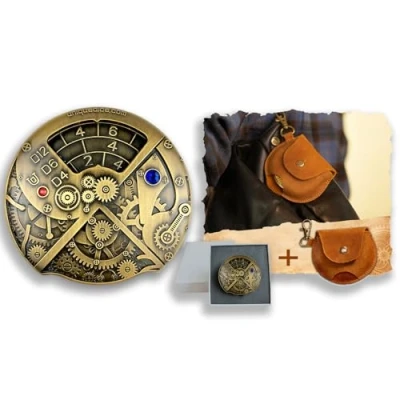 Immagine di UD UNIQUE DICE Set di dadi per roulette Dungeons and Dragons in metallo DND giganti D&amp;D Gioco ruolo versatili Giochi a tema Steampunk