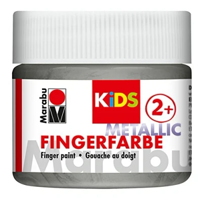 Immagine di Marabu 03030050782 Finger Colore, Argento